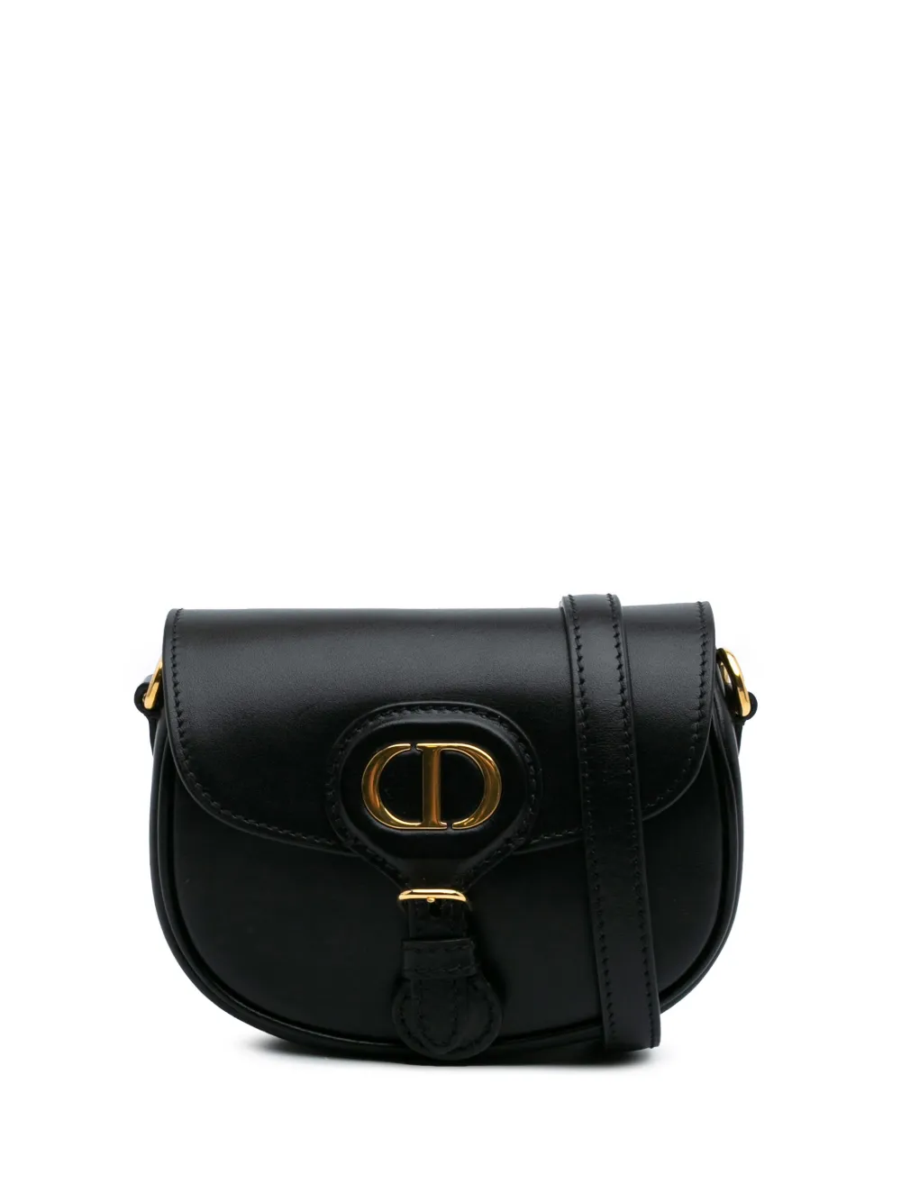 Christian Dior Pre-Owned 2021-2024 マイクロ カーフスキン ボビー ショルダーバッグ - ブラック Christian Dior Pre-Owned 2021-2024 マイクロ カーフスキン ボビー ショルダーバッグ - ブラック