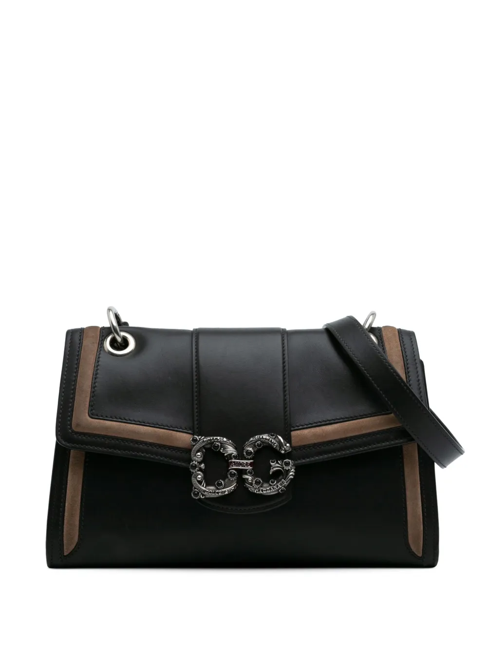 2010-2024 Medium Leather DG Amore shoulder bag