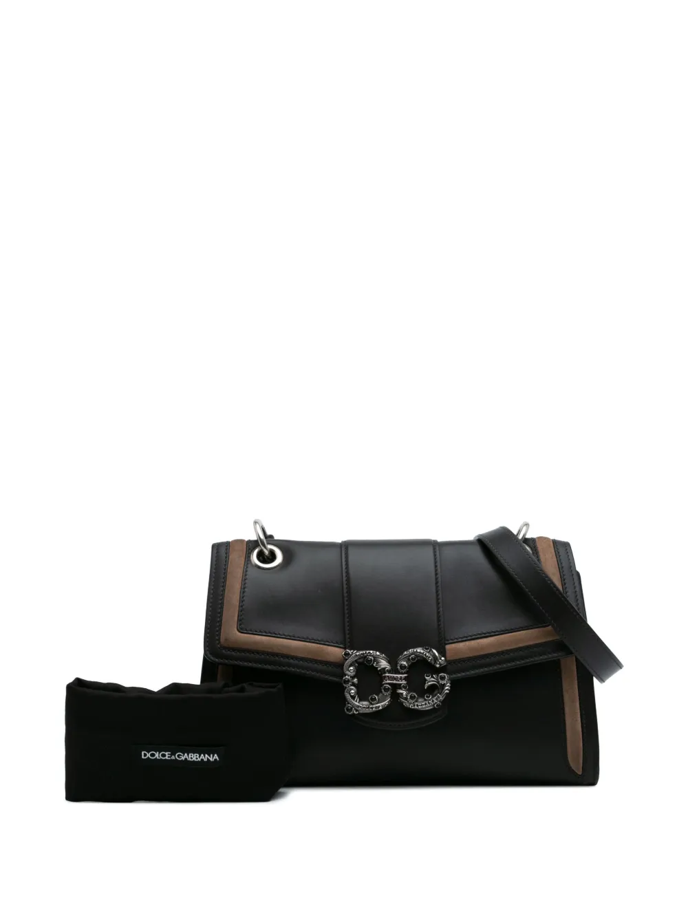 Dolce & Gabbana Pre-Owned Borsa a spalla DG Amore media in pelle 2010-2024 | Image 7