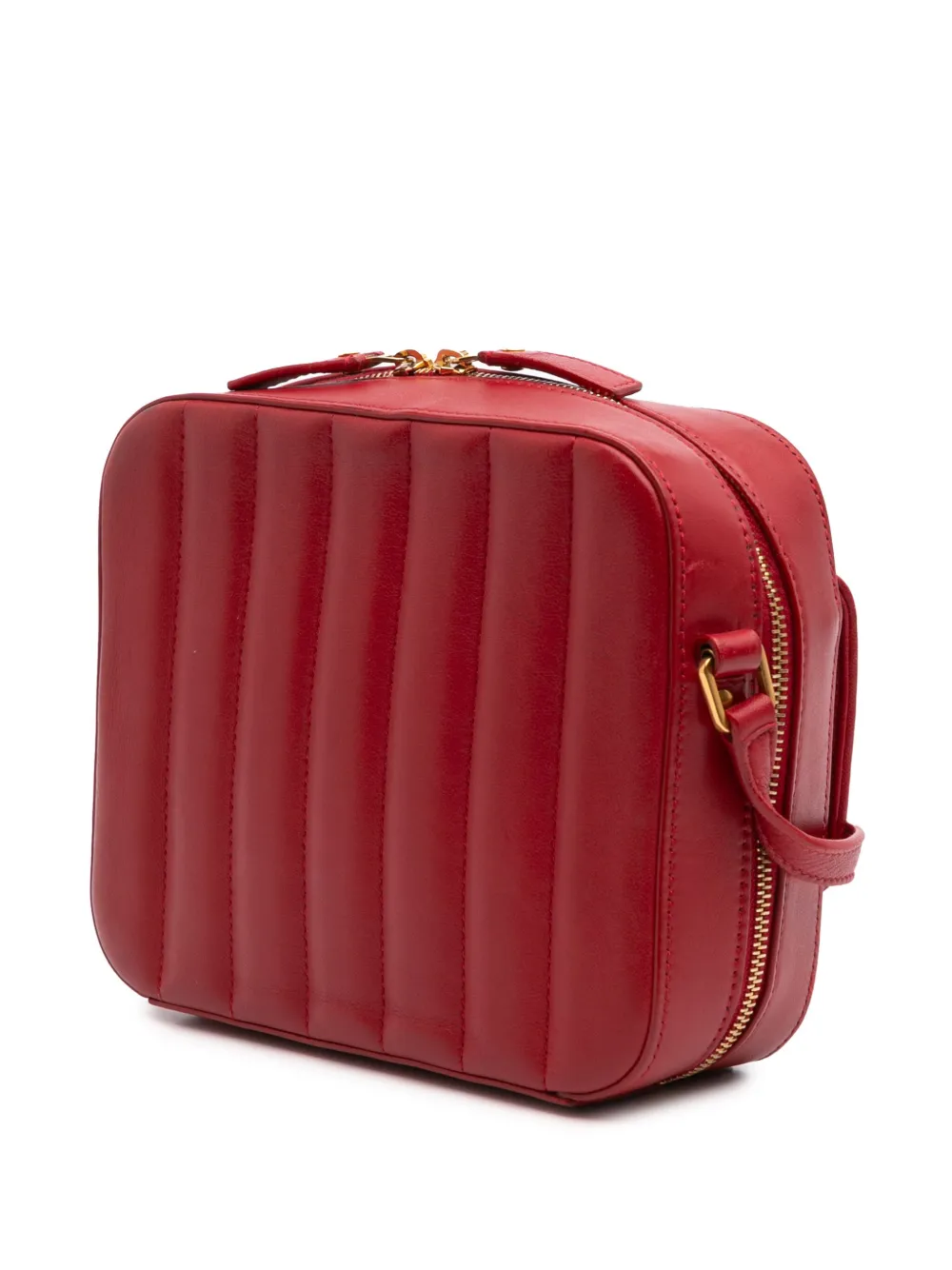 Pre-owned Saint Laurent 2018 Toy Lambskin Vicky Crossbody Bag