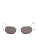 Lindberg geometric-frame sunglasses - Silver