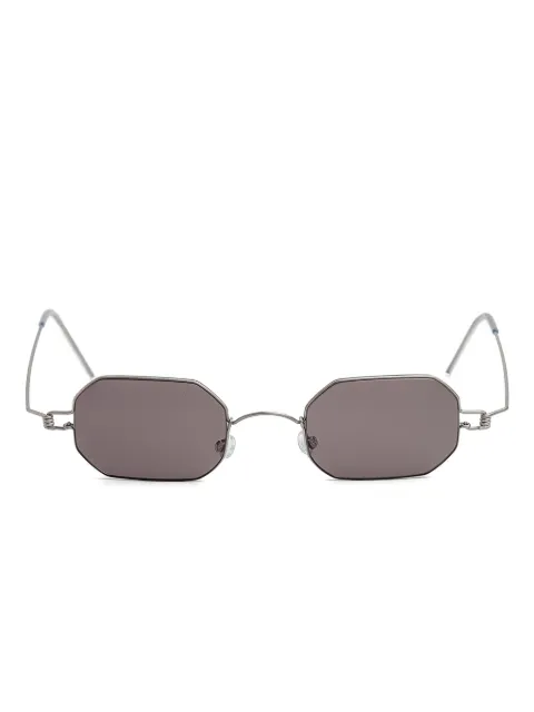Lindberg geometric-frame sunglasses