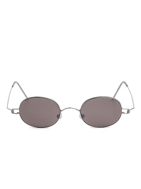 Lindberg oval-frame sunglasses