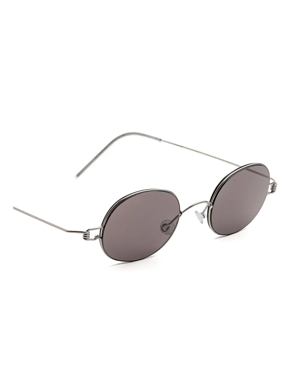 Lindberg oval-frame sunglasses Zilver