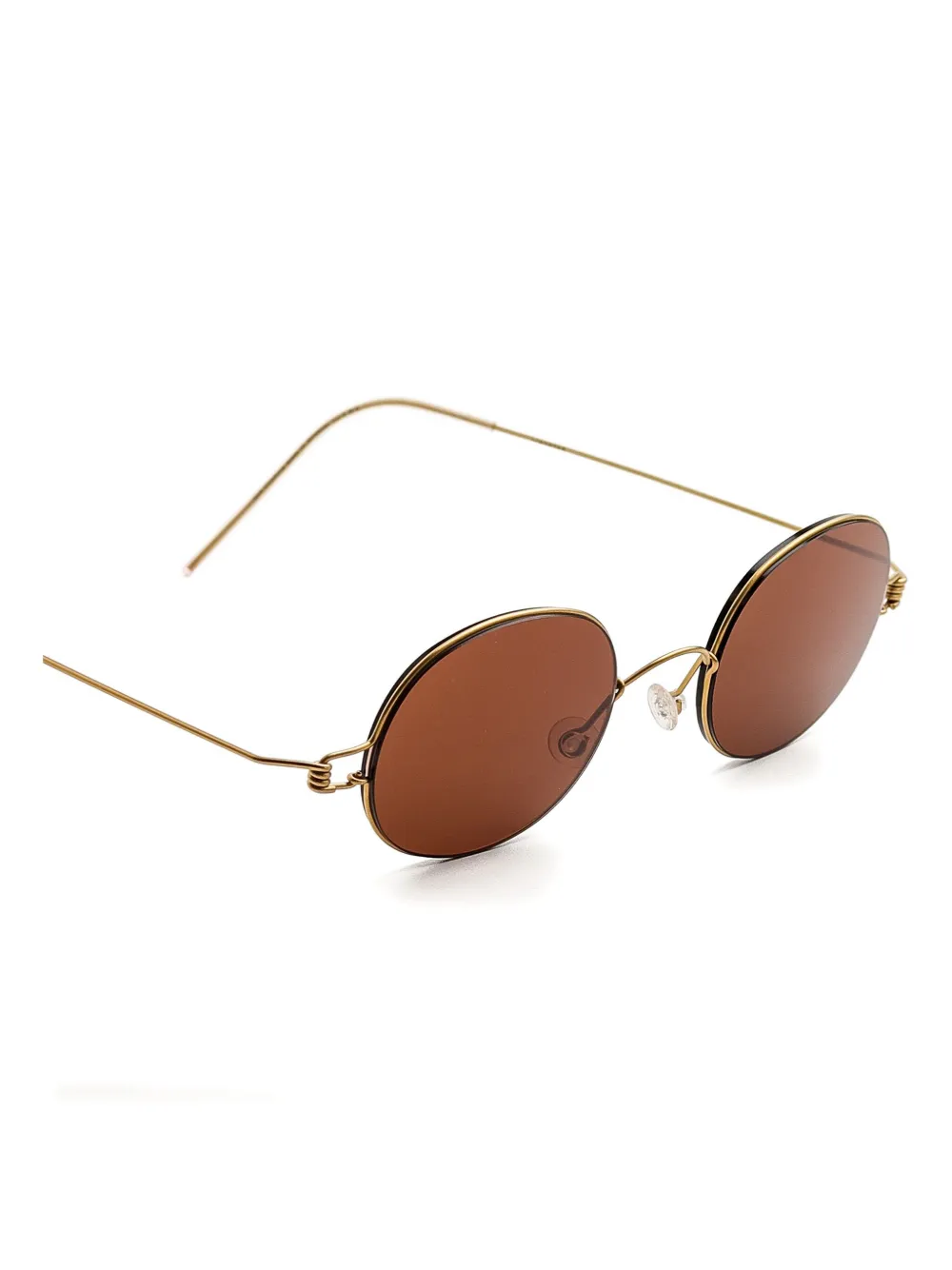 Lindberg round-frame sunglasses Goud
