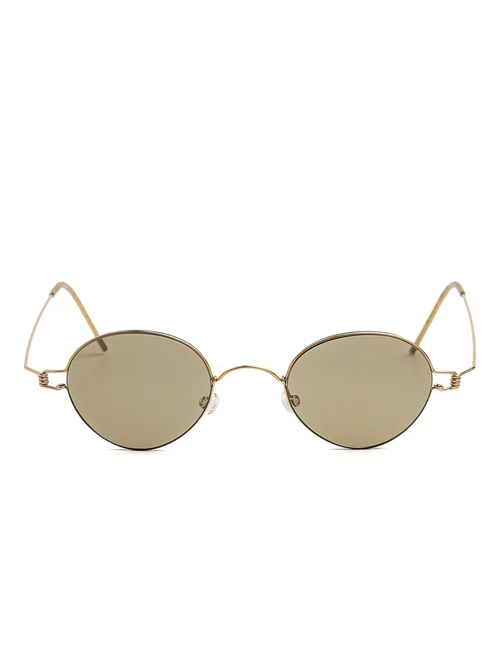 Lindberg round-frame sunglasses | Gold | Image 1