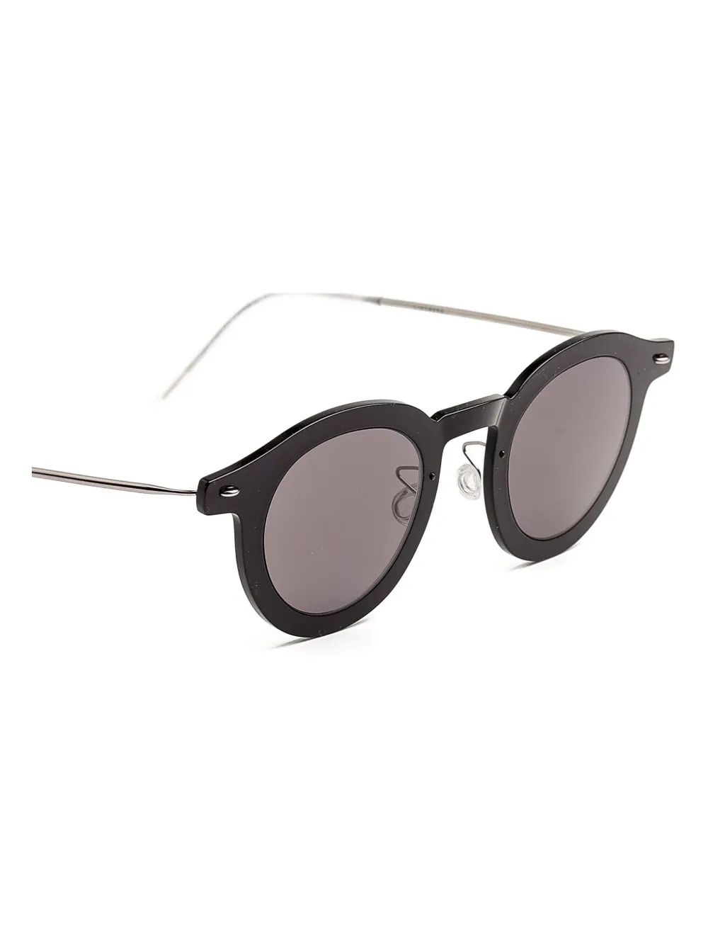 Lindberg round-frame sunglasses Zwart