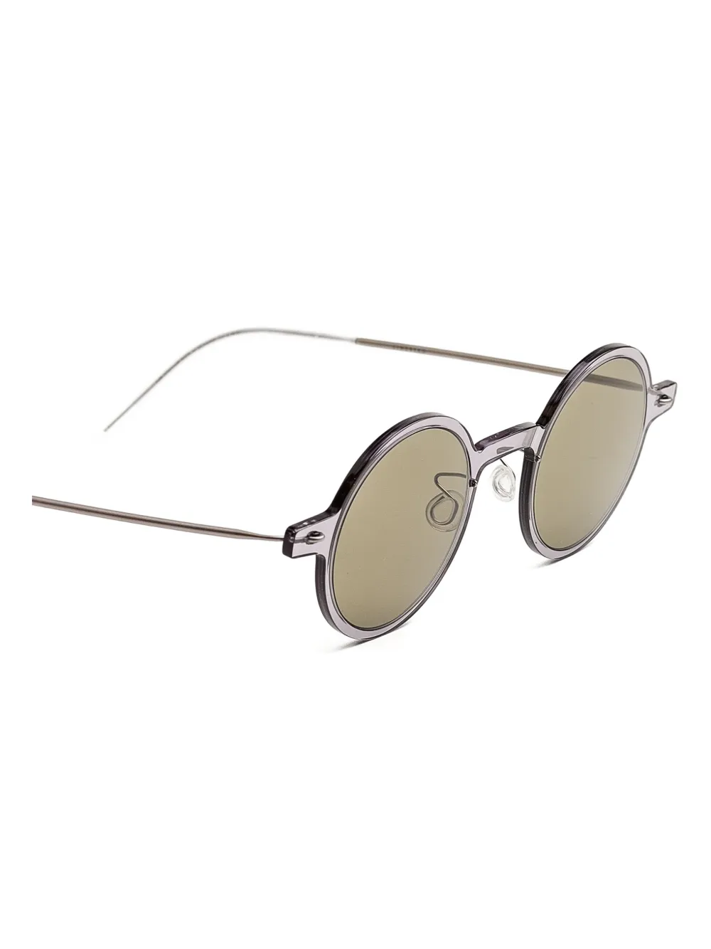 Lindberg round-frame sunglasses Grijs