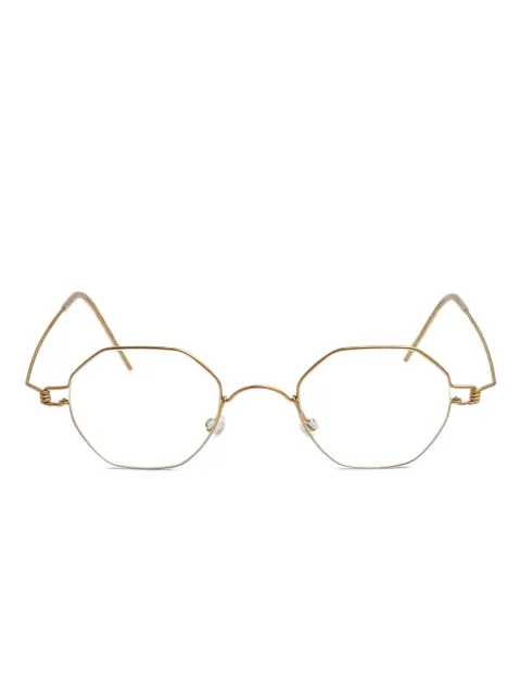 Lindberg geometric-frame glasses