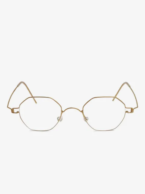 Lindberg geometric-frame glasses