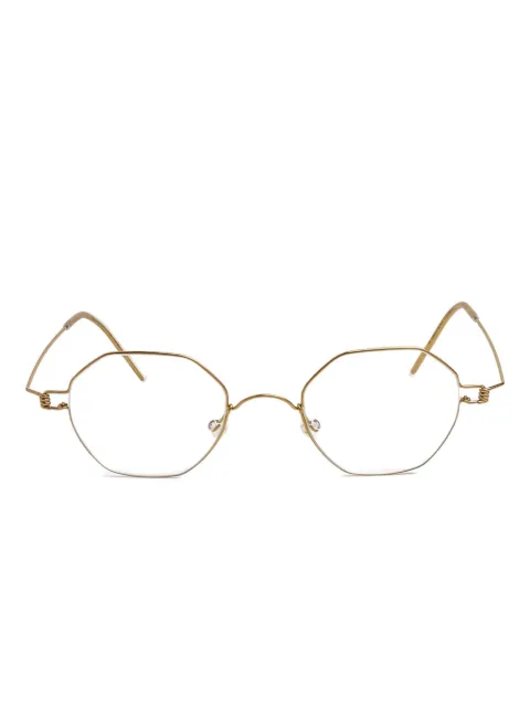 Lindberg geometric-frame glasses
