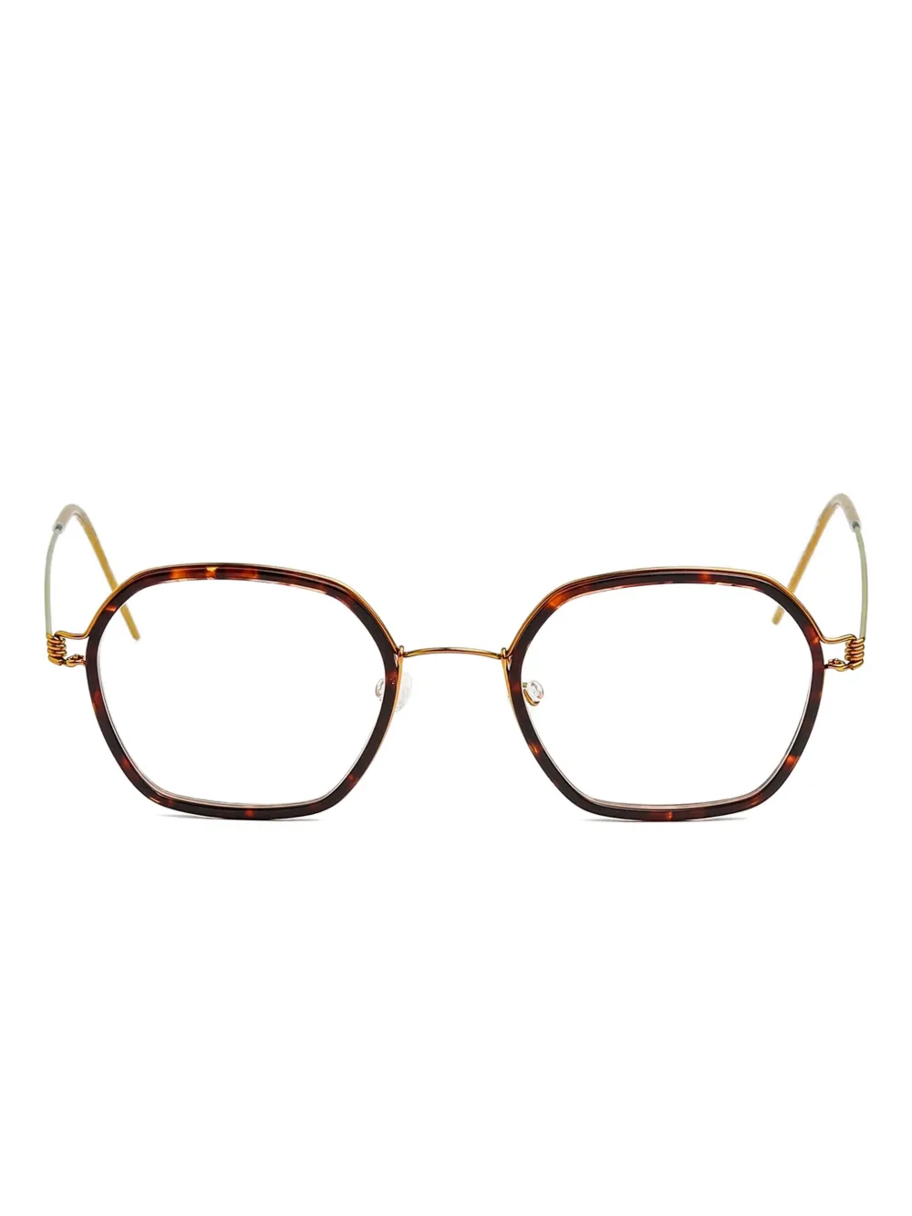 Lindberg lentes con armazón geométrica | marrón | Image 1