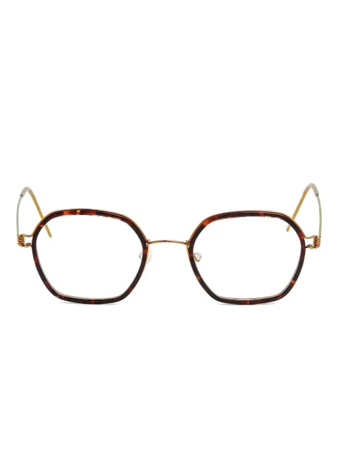 Lindberg geometric-frame glasses