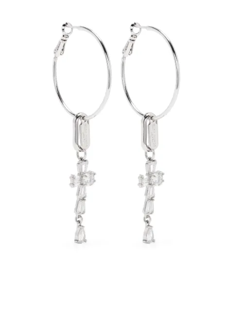 Ellen Conde crystal-embellished earrings