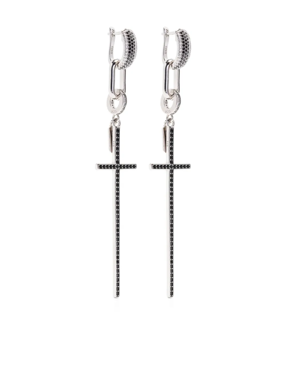 crystal-embellished earrings