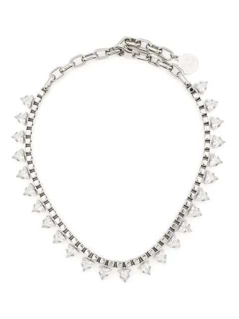 Ellen Conde crystal-embellished necklace 