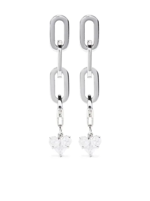 Ellen Conde aretes con dije de cristal