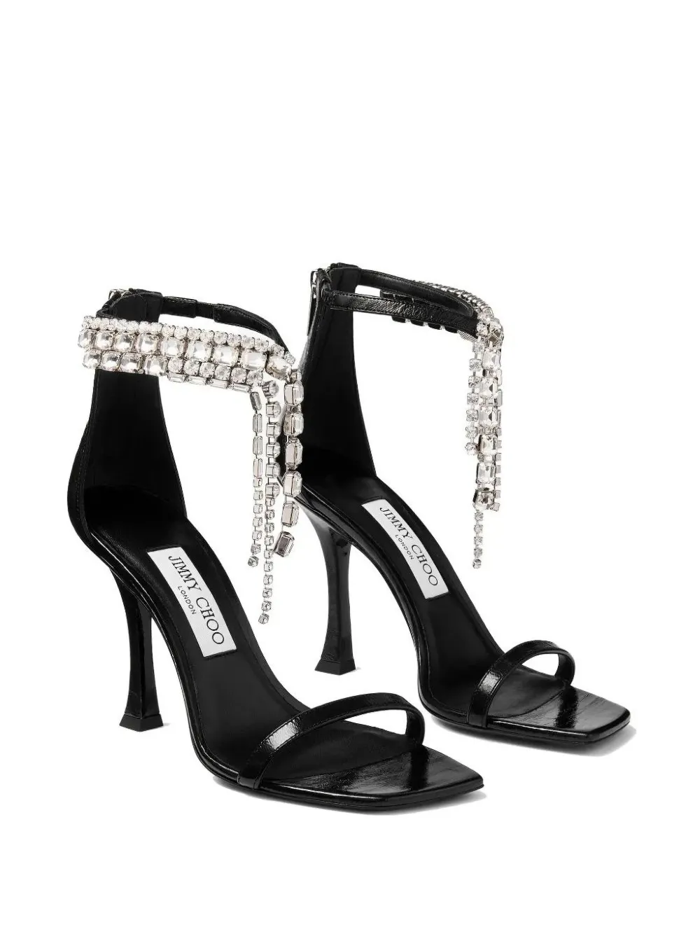 Jimmy Choo 100mm Verity sandals Black