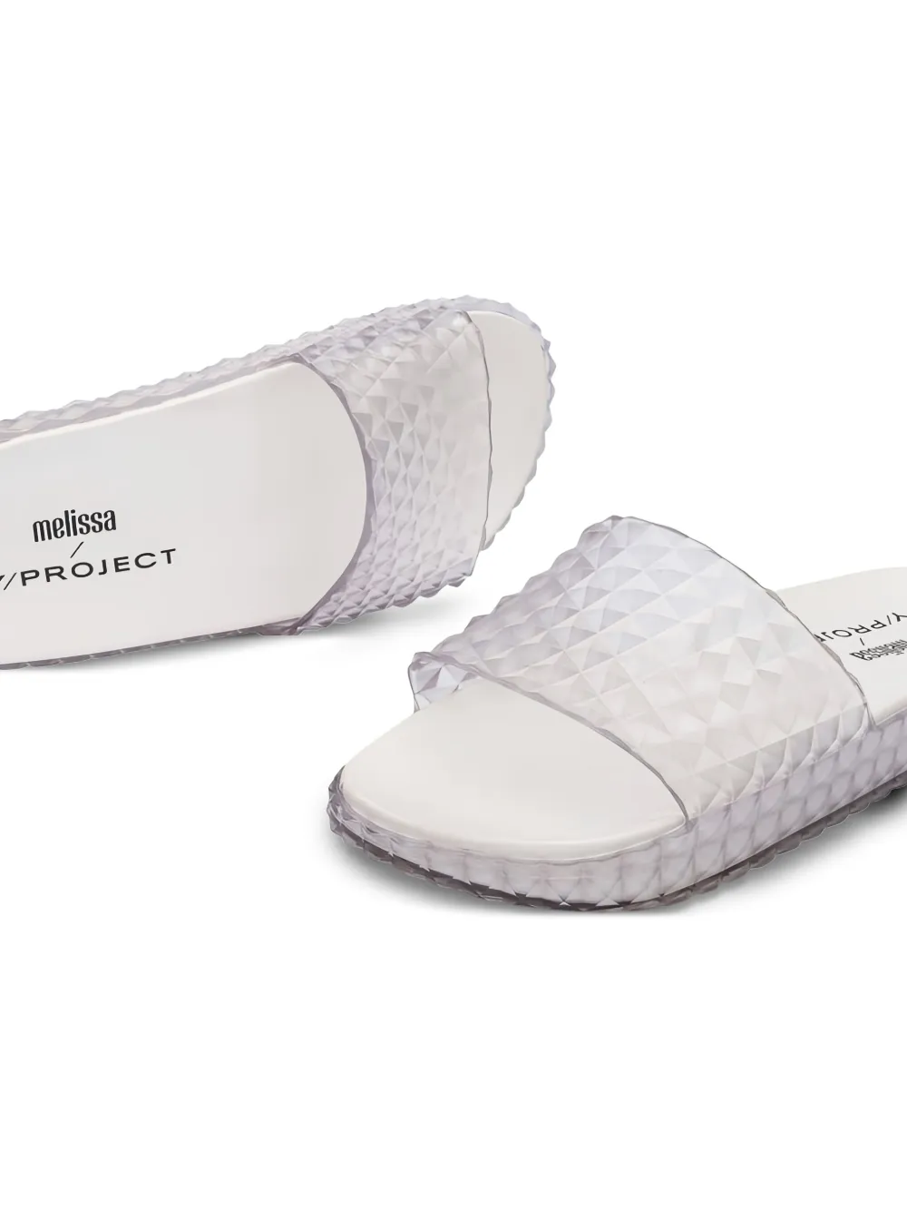 Y Project x Melissa Court slides White