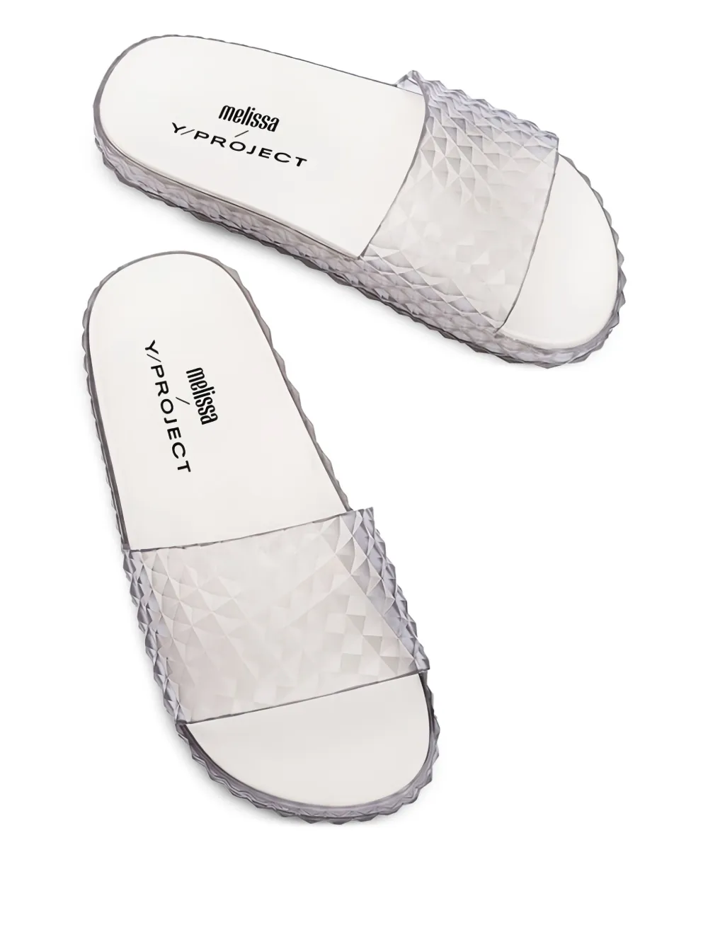 Y Project x Melissa Court slides White