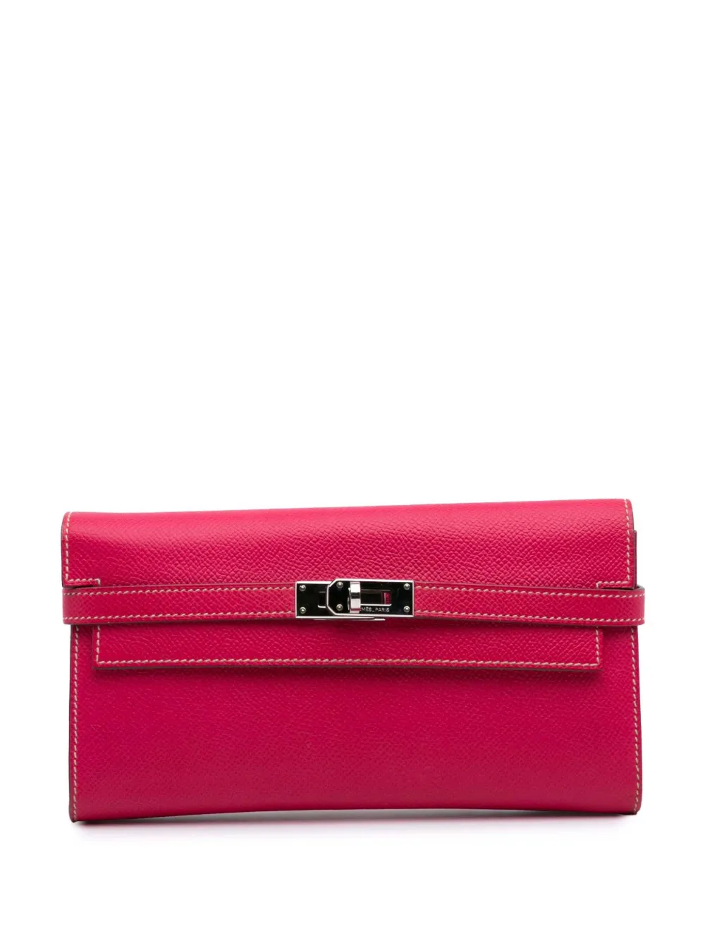Hermès Pre-Owned 2015 Epsom Kelly Longue Wallet long wallets | Pink | Image 1
