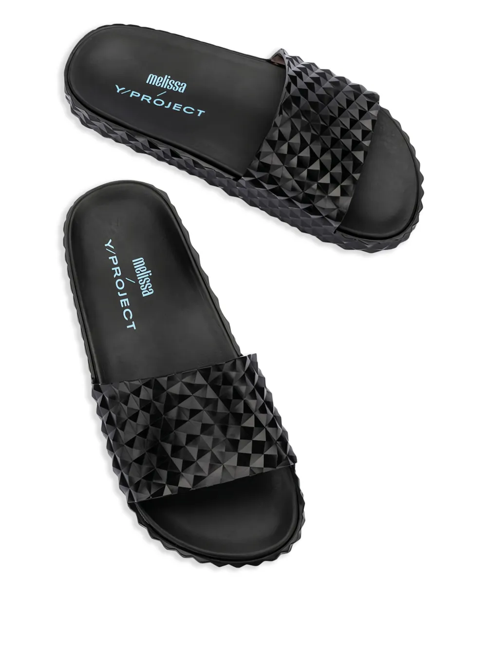 Y Project x Melissa Court slides Black