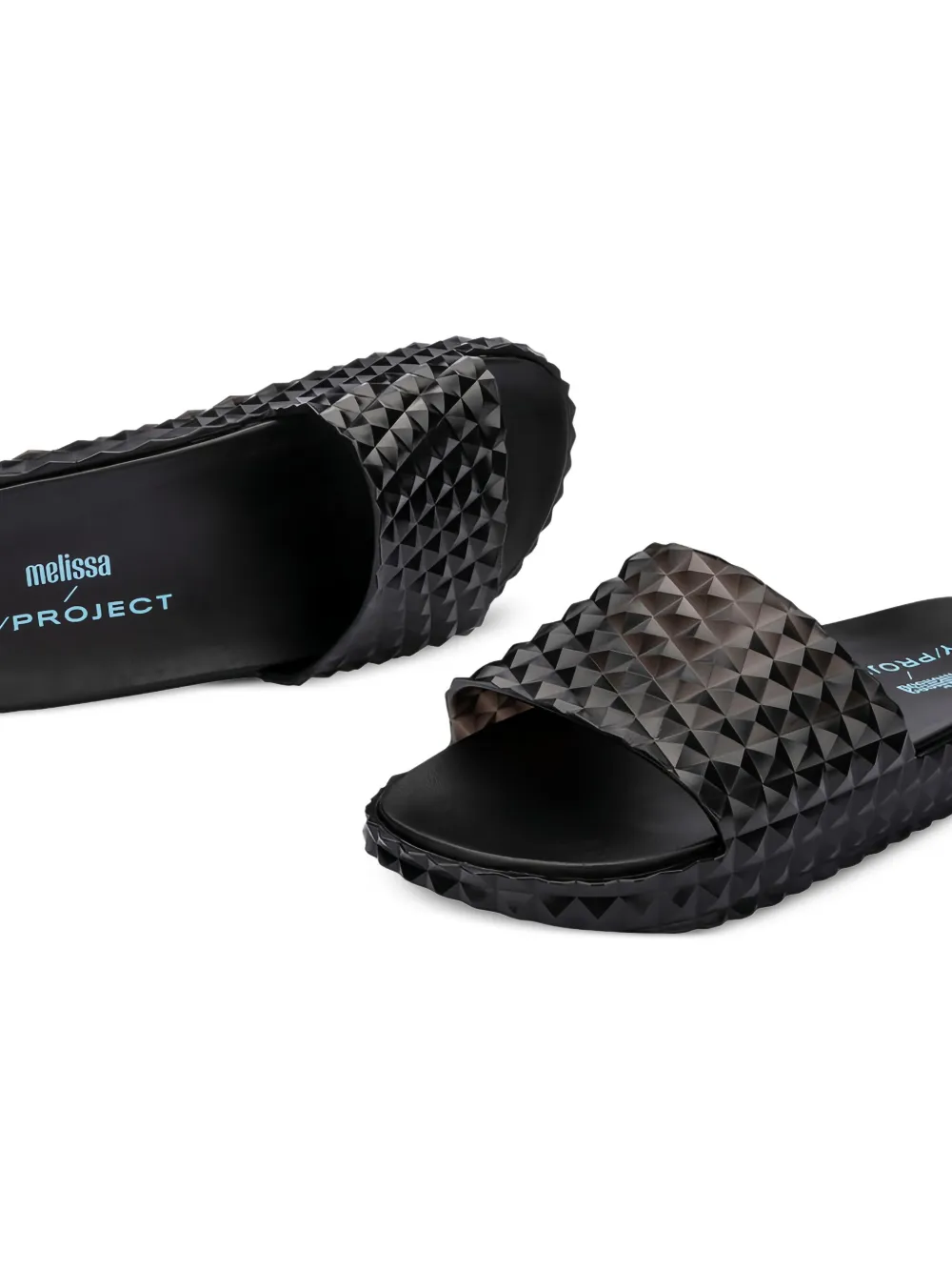 Y Project x Melissa Court slides Black
