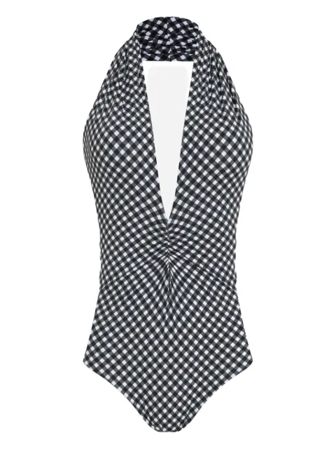Lygia & Nanny Costume da bagno con scollo all'americana