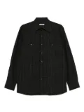 Husbands plaid patch-pocket shirt - Green