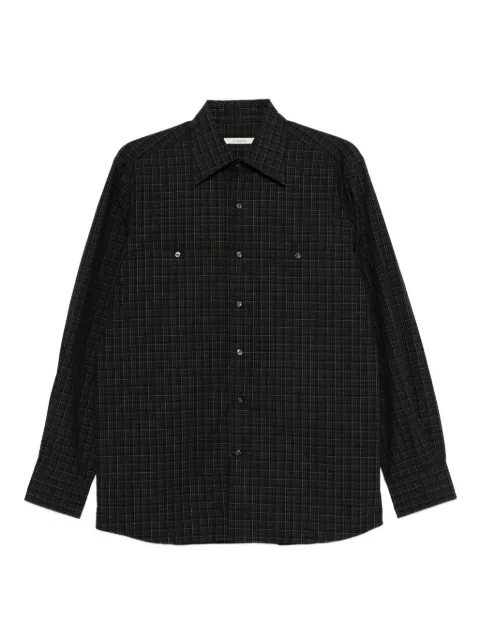 Husbands  plaid patch-pocket shirt