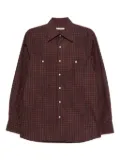 Husbands checked cotton shirt - Red