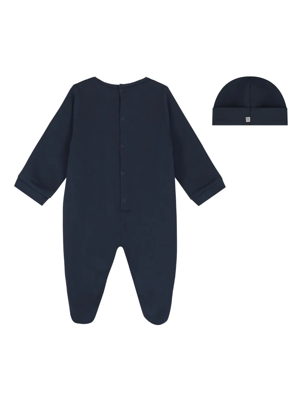 Aigner Kids Babypakje met logoprint Blauw