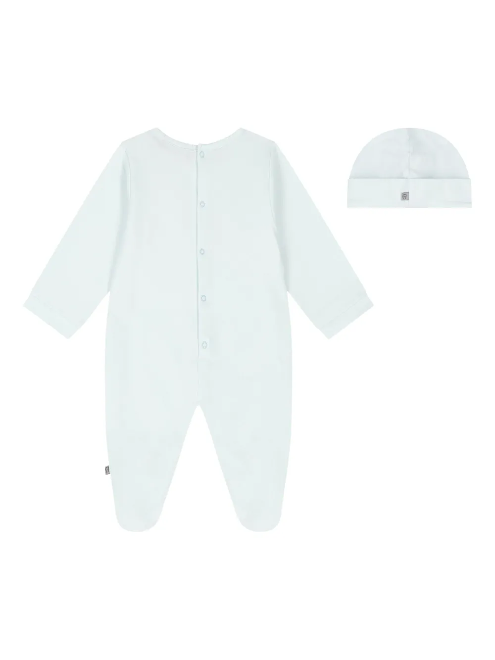 Aigner Kids Babypakje met logoprint Blauw