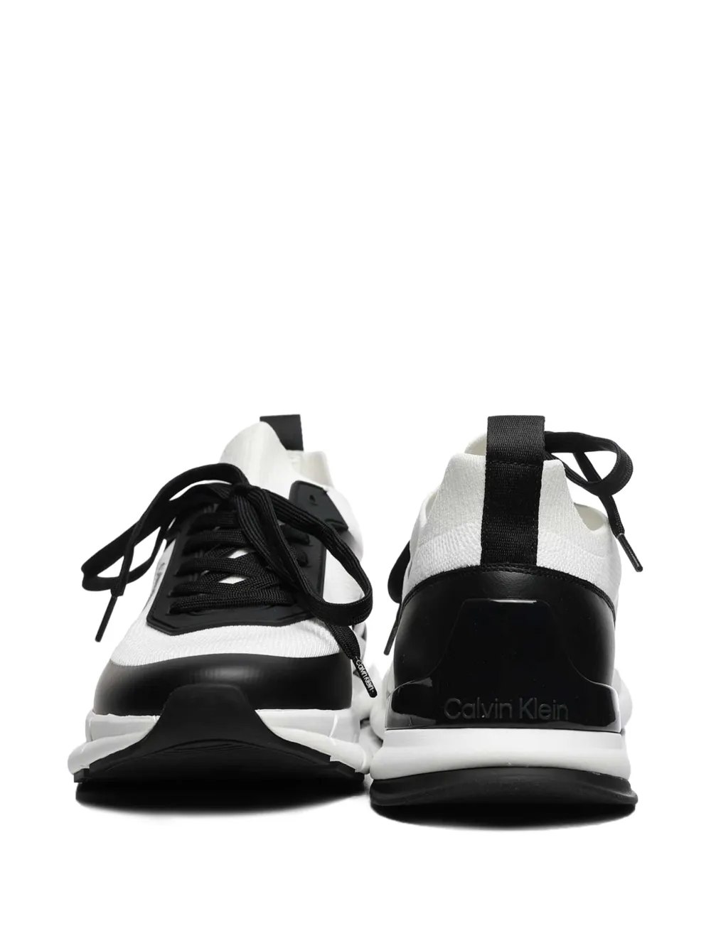Calvin Klein Sneakers met gebreide vlakken Wit