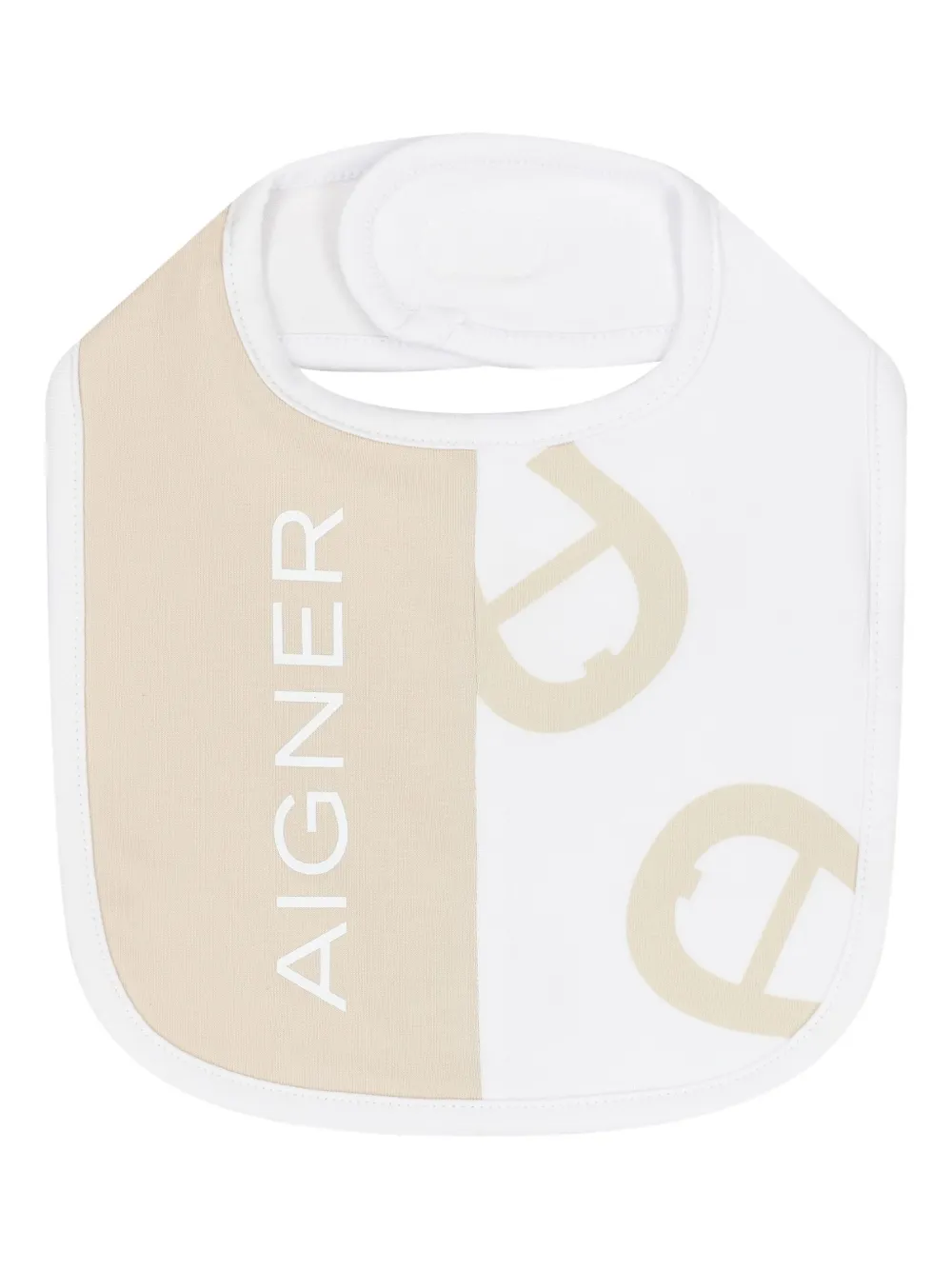 Aigner Kids Romperset met lange mouwen en logoprint Wit