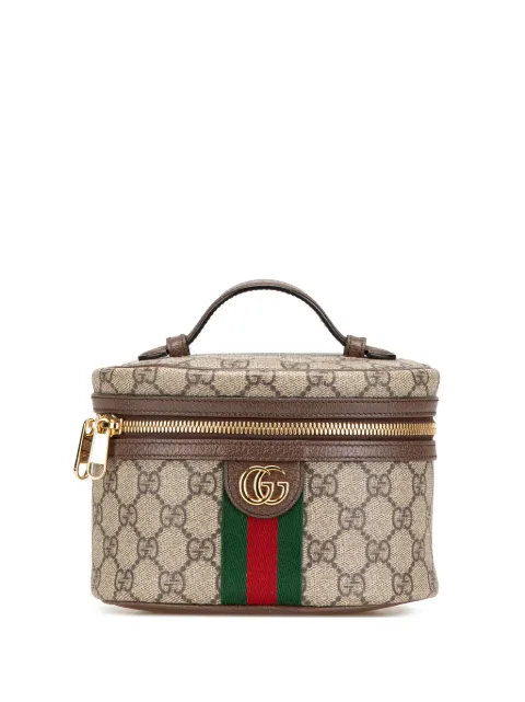 Gucci Pre-Owned 2016-2024 GG Supreme Web Ophidia vanity bag