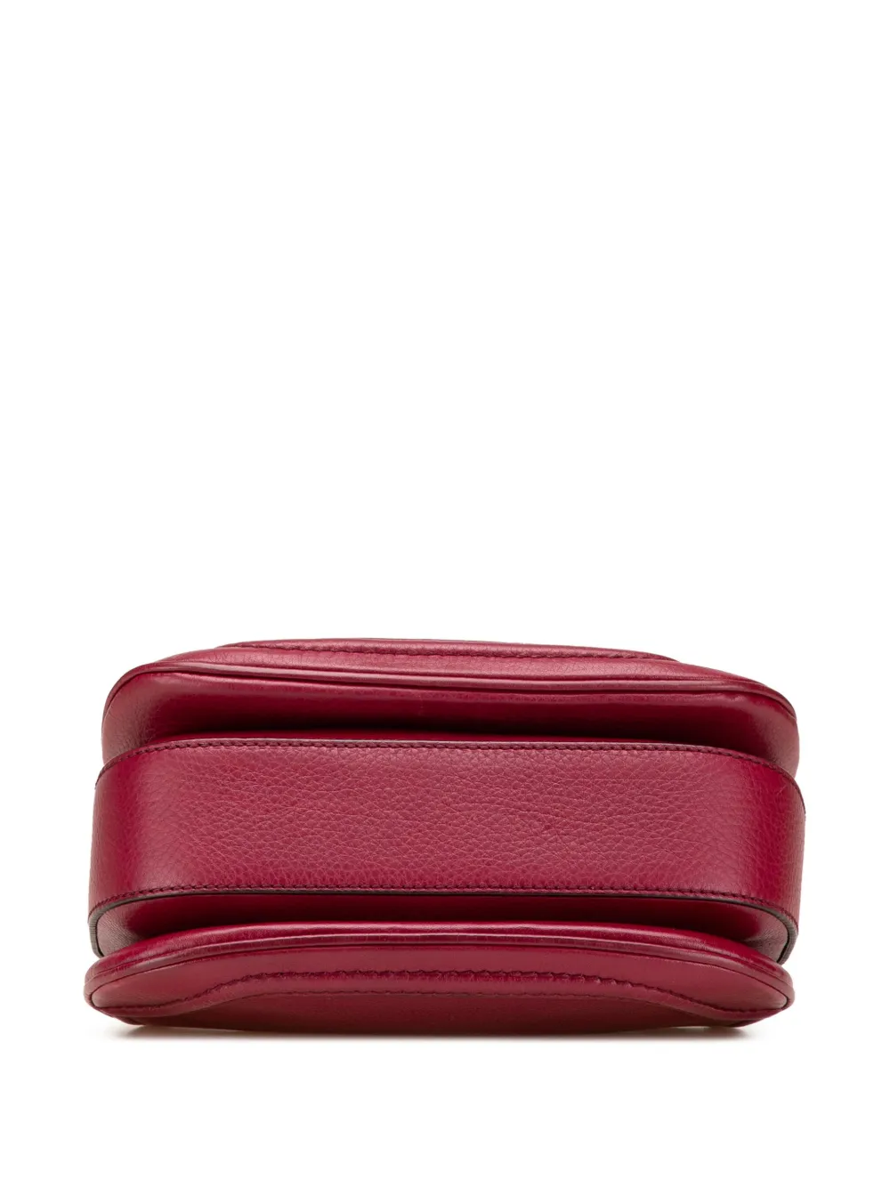 Pre-owned Gucci 2000-2015 Small Leather New Bamboo Satchel In Red