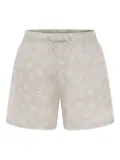MC2 Saint Barth Kids linen swim shorts - Neutrals