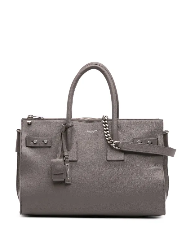 SAINT LAURENT サックドジュールグレー ハンドバッグ
