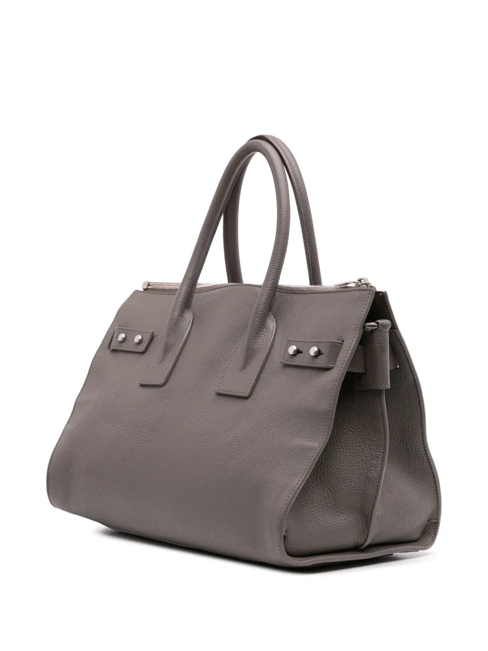 Pre-owned Saint Laurent 2018 Small Grained Calfskin Supple Sac De Jour Satchel