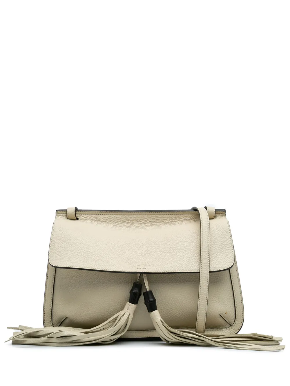 Gucci Pre-Owned 2016-2024 Medium Leather Bamboo Daily crossbody bag | Brown | Image 1