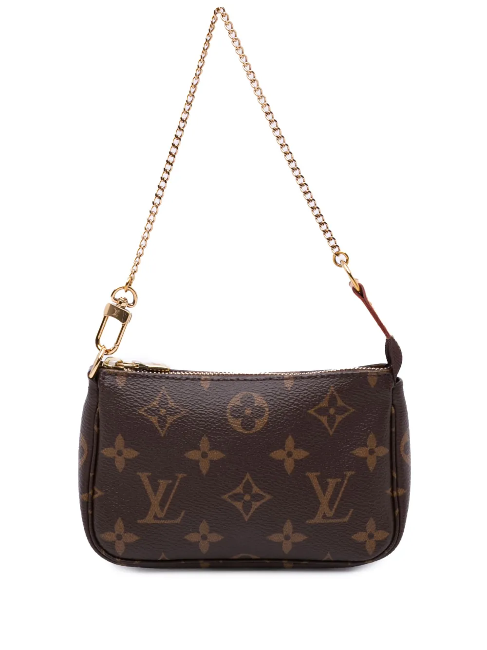 Louis Vuitton Pre-Owned 2021 モノグラム ミニ ポシェット アクセソワール ハンドバッグ - ブラウン Louis Vuitton Pre-Owned 2021 モノグラム ミニ ポシェット アクセソワール ハンドバッグ - ブラウン