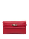 Hermès Pre-Owned 2012 Epsom Kelly Longue Wallet long wallets - Blue
