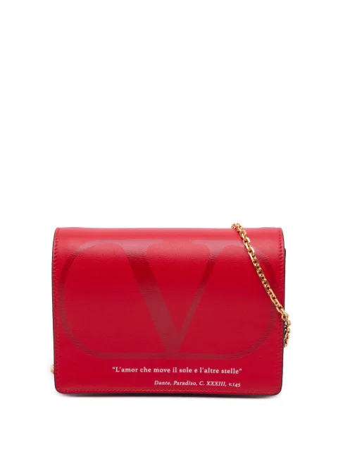 Valentino Garavani Pre-Owned 2010-2025 Leather Love Lab Chain crossbody bag