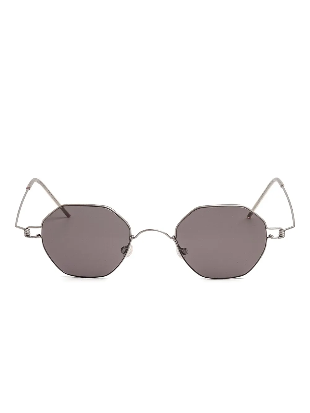 Lindberg geometric-frame sunglasses Zilver