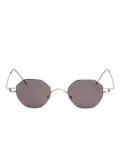 Lindberg geometric-frame sunglasses - Silver