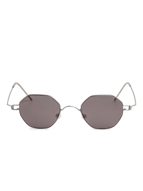 Lindberg geometric-frame sunglasses