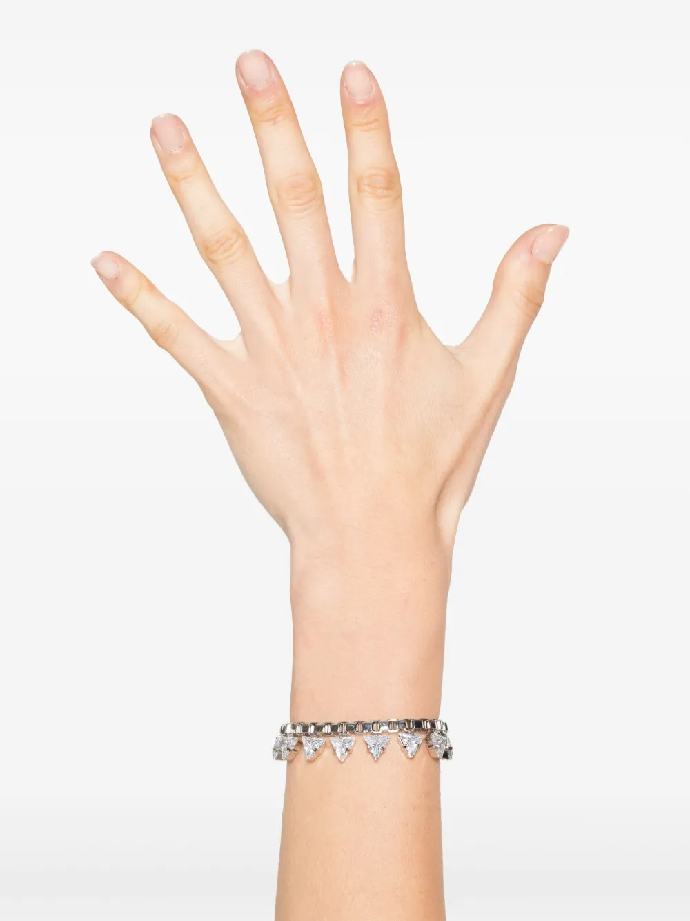 Ellen Conde Armband verfraaid met kristallen - Zilver
