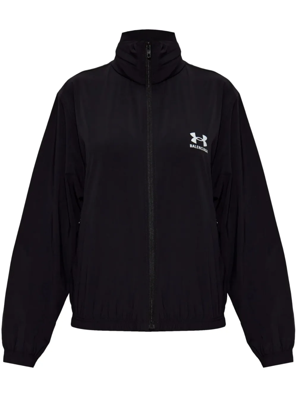 Balenciaga Under Armour Hooded Windbreaker Jacket Black