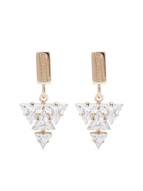 Ellen Conde crystal-charm earrings